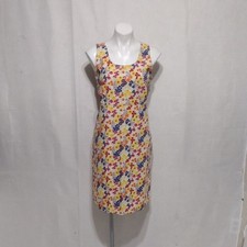Tommy Hilfiger Floral Mini Shift Dress 90s Inspired Sleeveless Summer Fun US 12