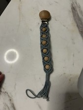 Baby Pacifier Holder Teether all Natural Materials - NEW