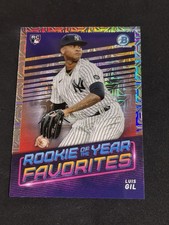 2022 Bowman Chrome Luis Gil Rookie of the Year Favorites Mega Box Mojo ROYF-15