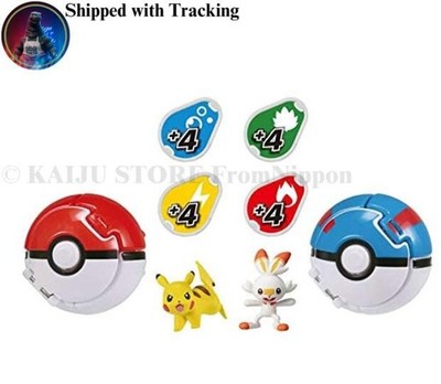 Pokemon Moncolle Pokédelze Ash vs Goh Super Ball Set Japan Exclusive