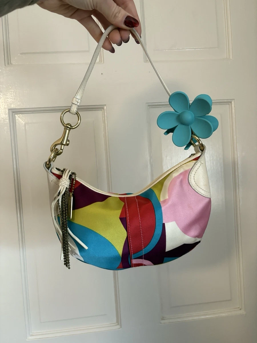 バッグ vintage coach Soho Hobo hand bag flap s-l400.jpg