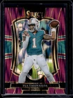 2025 Panini Select Football Purple Shock Tua Tagovailoa #181
