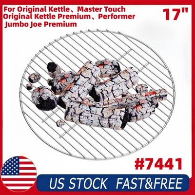 #7441 Weber Charcoal Grate 17'' Bottom Grill Replacement Even Heat & Airflow