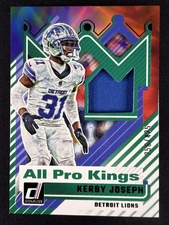 2025 Panini Donruss #APK-KJH Kerby Joseph All Pro Kings Patch /425