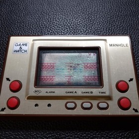 Nintendo Game & Watch, Manhole, Tested for Power
