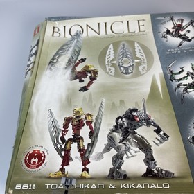 New Lego Bionicle Metru Nui Toa Lhikan & Kikanalo 8811-  Security Seal Intact