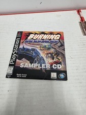 Burning Road Sampler CD (Sony PlayStation 1, 1996) Insert And Disc (Rare)