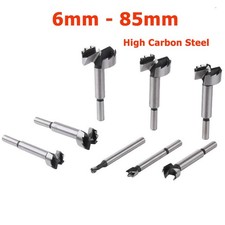 6mm-85mm High Carbon Steel Forstner Drill Bit Hinge Hole Boring Wood Drill Bits
