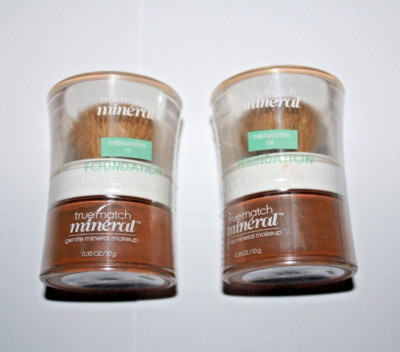 L'Oreal True Match Gentle Mineral Powder Makeup  N8 Cappuccino Lot Of 2 Sealed
