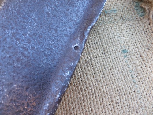 HUGE ANTIQUE GARDEN DIBBER GARDENINTG TOOL PLANTER SPADE HAND FORGED VINTAGE - Picture 23 of 23