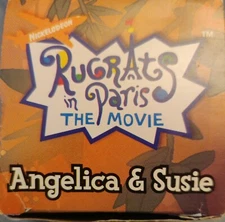VINTAGE Rugrats In Paris Angelica and Susie Chatback Watch 2000 Paramount New 