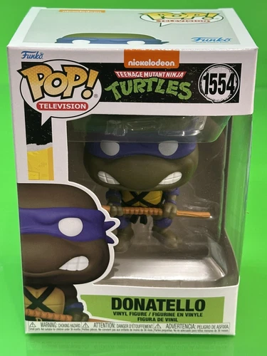Funko Pop! Television Nickelodeon TMNT #1554 Donatello Vinyl Figure New!!!!