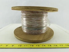 Houston 12 01THHNWHTENX 12AWG White Red Stripe Copper Strand Wire 500' Roll