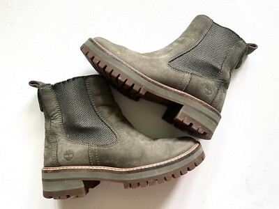 Timberland Courmayeur Valley Womens Grey Chelsea Boots Timberland