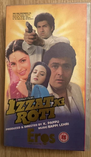 Izzat Ki Roti Bollywood VHS Video, Rishi Kapoor, Sunny Deol