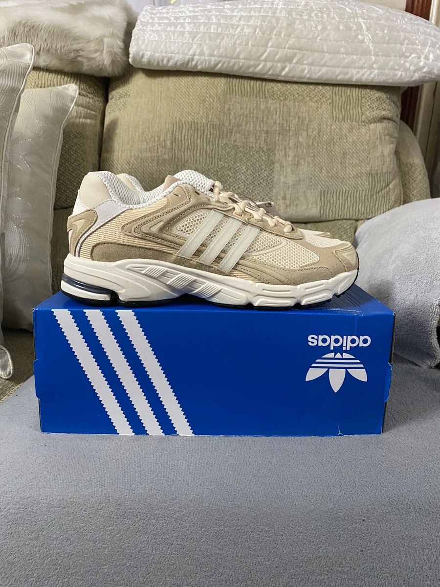 Mens beige adidas best sale trainers