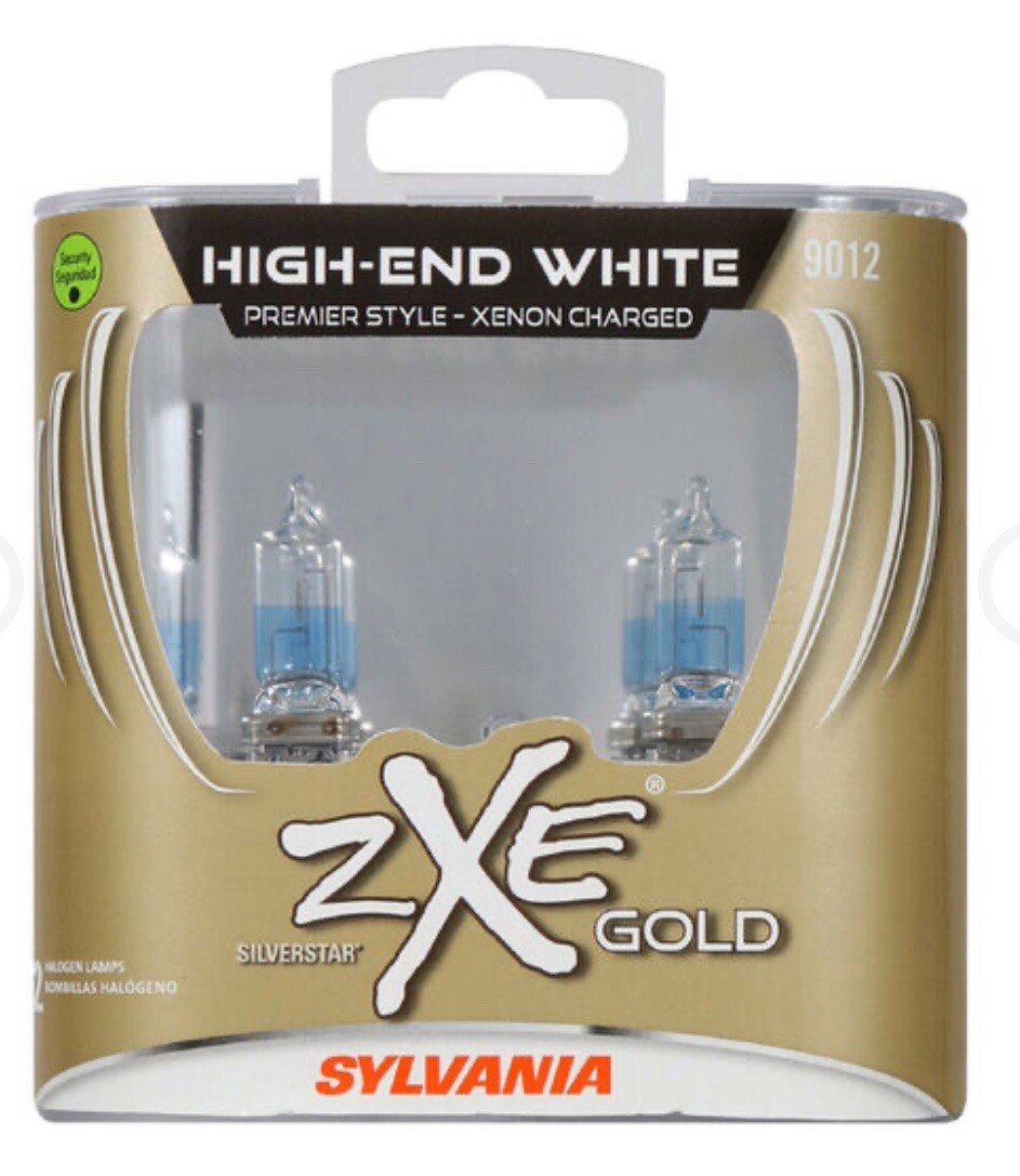 Sylvania Silverstar ZXE Gold Headlight 9012 | eBay