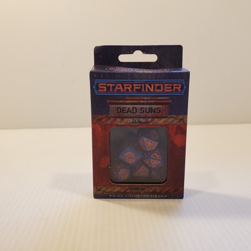 Q-Workshop Starfinder Dead Suns Roleplaying 7 Piece Dice Set 2017 - Picture 4 of 4
