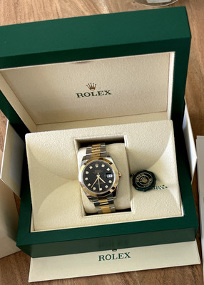 ROLEX DATEJUST 41 OYSTER 41 MM OYSTERSTEEL AND YELLOW GOLD REFERENCE 126303 NEW