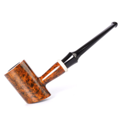 Briar Tobacco Pipe Straight Acrylic Stem Cherrywood Pipe Handmade Wooden Pipe