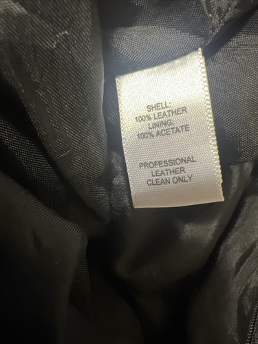 Ann Taylor Loft Größe 4 echtes echtes echtes 100% Leder schwarz Rock knielang - Bild 4 von 4