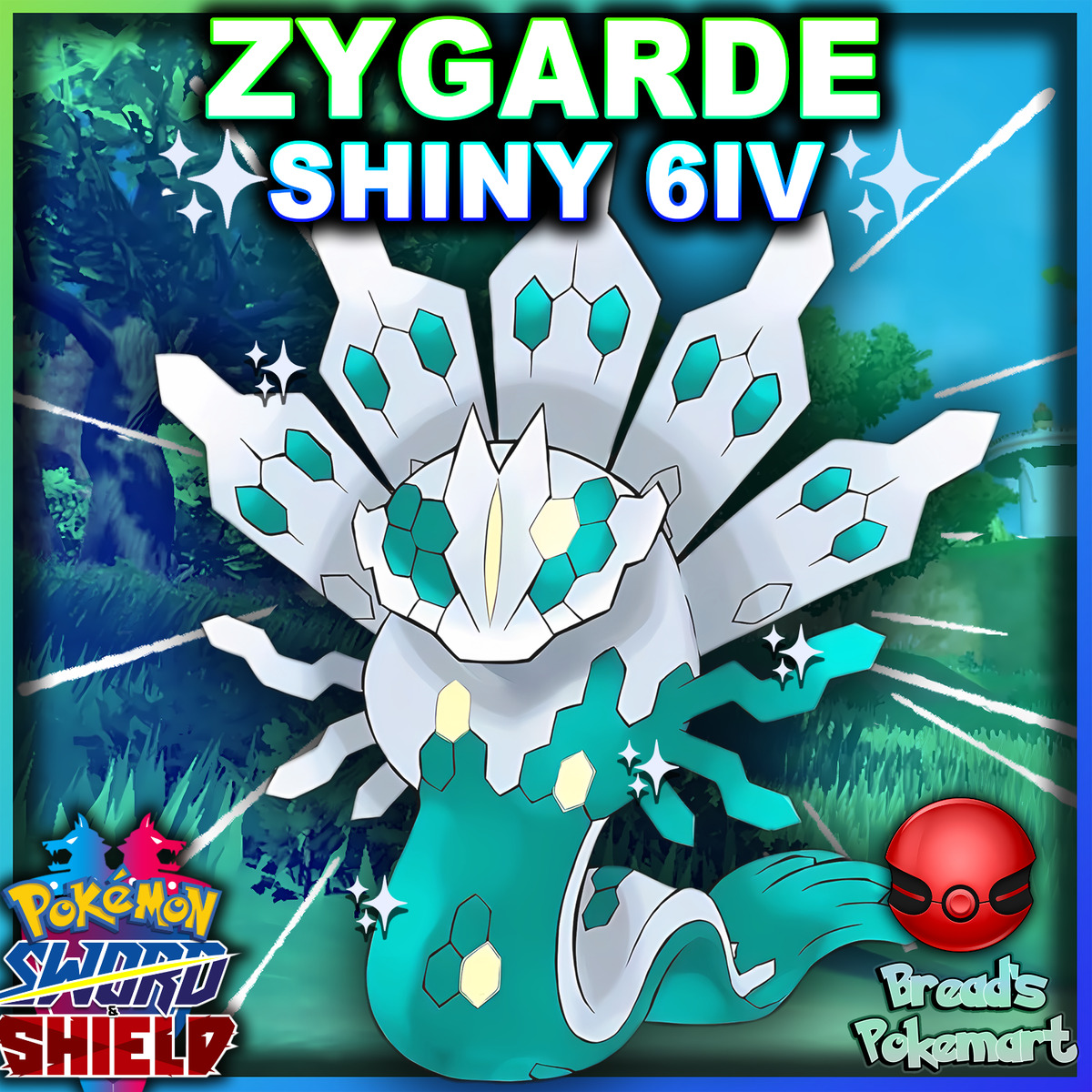 Pokemon Sword and Shield Ultra Shiny Zacian 6IV-EV Trained – Pokemon4Ever