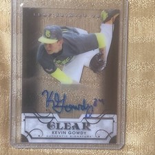 2016 Leaf Trinity Kevin Gowdy Clear On Card Autograph Rookie Card