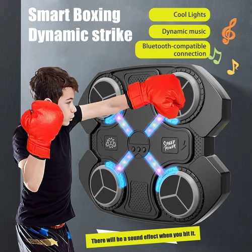 2025 Smart Music Boxmaschine für Kinder Trainingsmodi mit Boxhandschuhen - Bild 1 von 14
