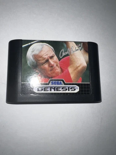 Rare Authentic Sega Genesis Video Game Arnold Palmer Golf Cartridge