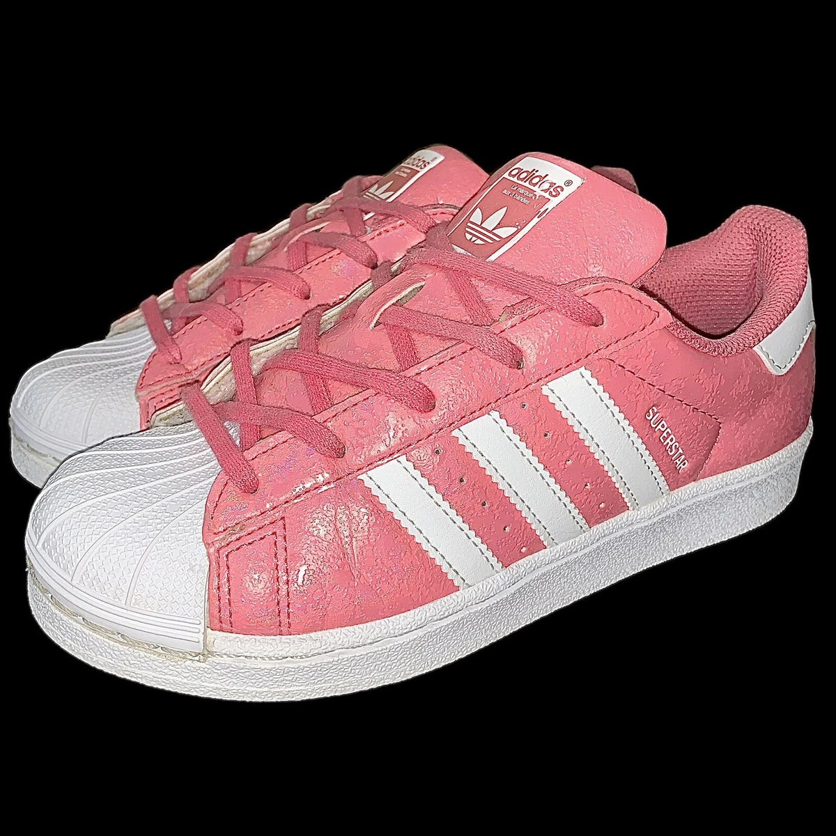 Pink shell toe clearance adidas