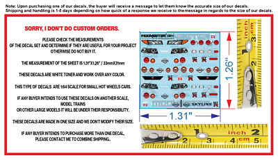 Skyline Decals 航空機用デカールセット Skyline Decals 航空機用デカールセット