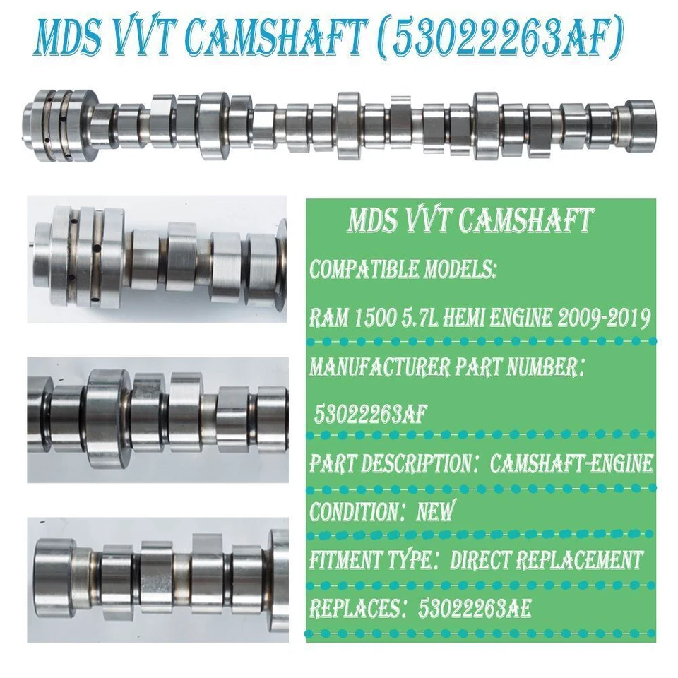 For Dodge Jeep Chrysler 5.7L Hemi 2009-2015 MDS 5.7 hemi cam and lifter kit Foto 3 de 4