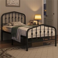 Vintage Einzelbett Doppelbett Stabiles Metallbett Bettrahmen Bettgestell