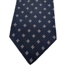 Brooks Brothers Makers Neck Tie Silk Floral Geometric Made USA Mens