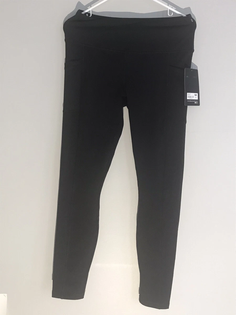 90 Degree By Reflex High Waist Fleece Lined Leggings POLAR FLEX M Black