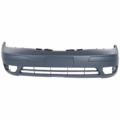New Set of 2 Front Primed Bumper Cover and Grille Fits 2005-2007