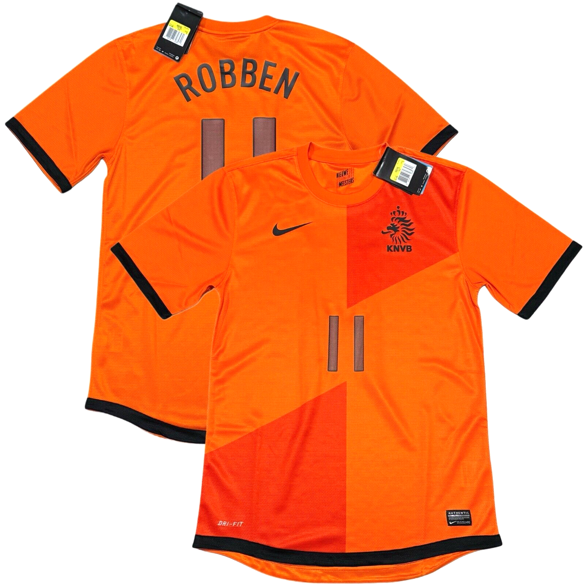 2012/13 Netherlands Home Jersey #11 Robben Small Nike Holland