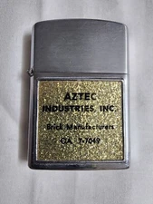 Vintage Warco Flip-Top Lighter Aztec Industries Inc. RARE