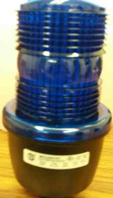  Bridgeport 840P-SB120 Blue Strobe Light 120V