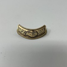 Harley Davidson Ownership Group 2006 Vest Hat Pin Double Back Hog Pig Design