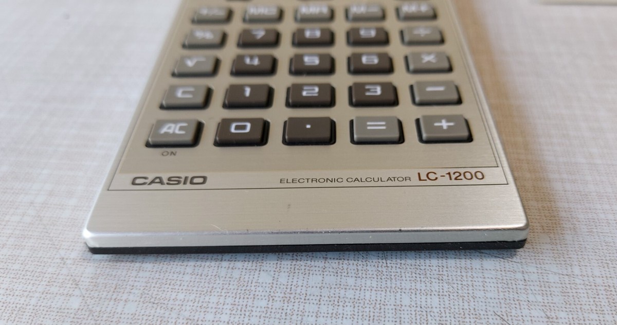 Calculatrice Vintage Casio LC-400 - Électronique Rétro Fonctionnelle