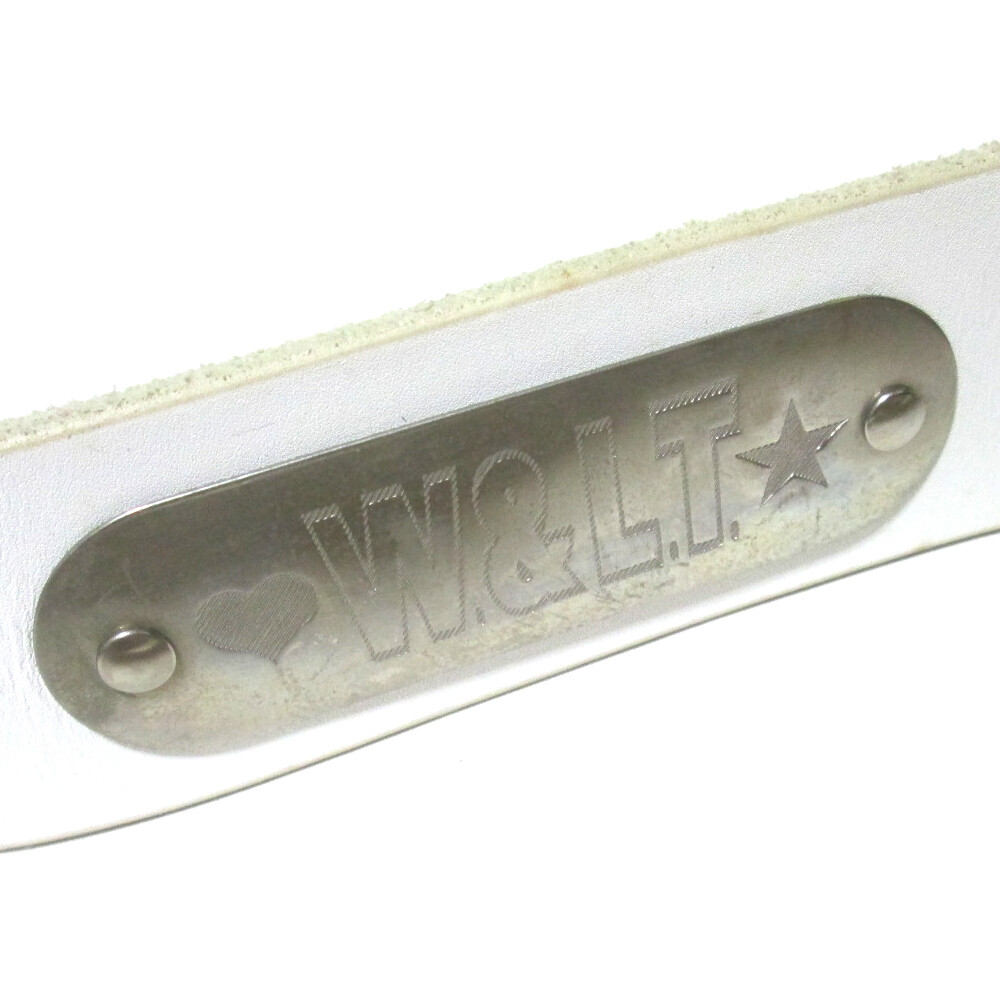 ウォルターヴァンベイレンドンク ベルト 00S W＆LT Vintage W&LT Italian Leather Belt Metal Buckle WandLT Walter