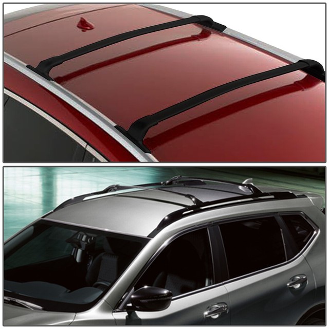 For 20152018 Nissan Murano OE Style Roof Rack Rail BoltOn Aluminum
