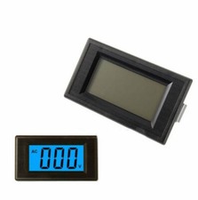 4-wire 3 1/2 Digital Blue LCD AC 0-500V Volt Panel Meter voltage power supply