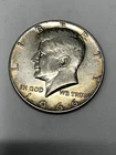 1966 Silver Kennedy Half Dollar - Beautiful Dark Orange Tone AU Details XF B