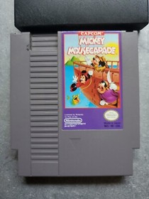 NINTENDO NES MICKEY MOUSECAPADE GAME WITH SLEVE. AUTHENTIC, TESTED AND WORKING