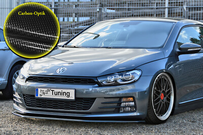 Spoilerschwert Frontspoiler ABS VW Scirocco 3 Facelift mit ABE Carbon Optik