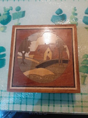Country Scene Secret Lock Box
