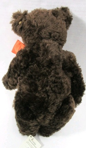 STEIFF MOHAIR TEDDY BEAR SCRUMPY AUTUMN JOINTED + GROWLER NEW W/ TAGS 654435 - Picture 4 of 8