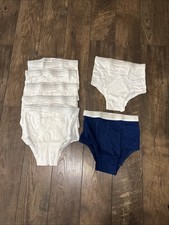 jockey classic briefs Vintage 32 Lot Of 7 Y-front White And 1 Blue